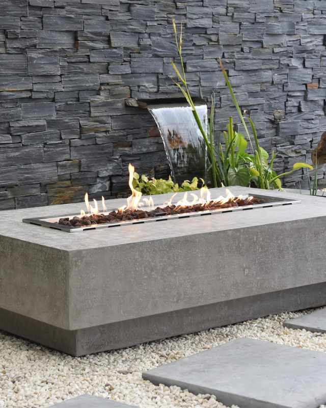 Hampton Outdoor Fire Table, LP Gas